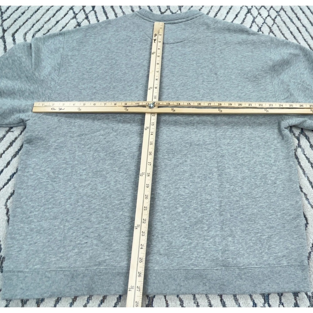 Vintage Chaps Ralph Lauren Sweatshirt Men XL Gray USA American Flag Sweater 90s - Picture 6 of 12